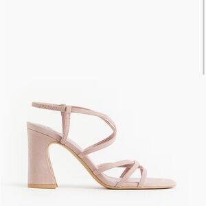 H&M Blush Strappy Heels